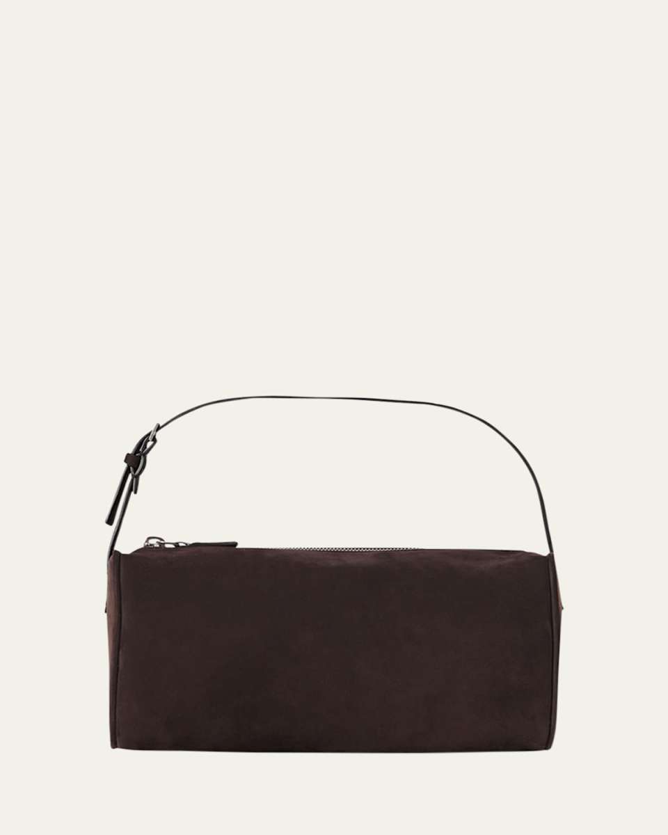 90's Small Top-Handle Bag in Nubuck
